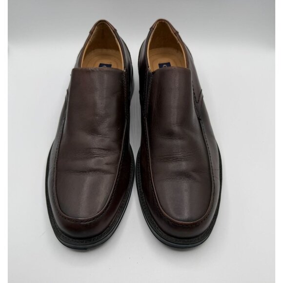 G H Bass & Co. Simon Loafers  Men's Size 8.5M Dark Brown Leather Dress Shoes - Picture 2 of 16